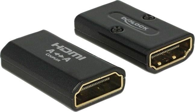 Adapter AV Delock HDMI - HDMI czarny (65659) 1