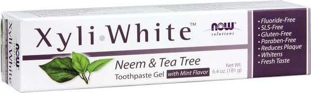 NOW Foods Pasta do zębów - XyliWhite Neem & Tea Tree Toothpaste Gel with Mint Flavor (181 g) 1