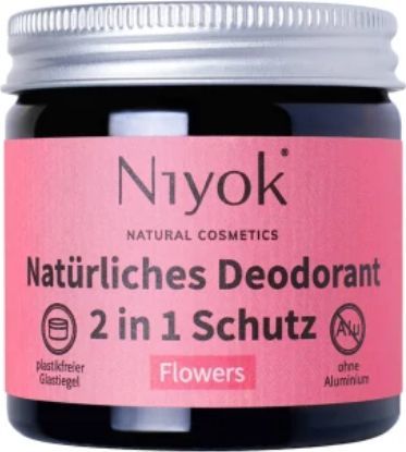 niyok Dezodorant i antyperspirant w kremie 2w1 FLOWERS 1