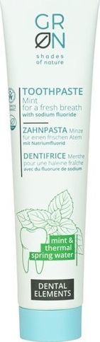 GRN shades of nature Pasta do zębów z miętą wodą termalną i fluorkiem sodu 1