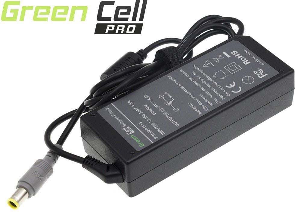 Zasilacz do laptopa Green Cell 90 W, 5.5 mm, 4.5 A, 20 V (AD17-P) 1