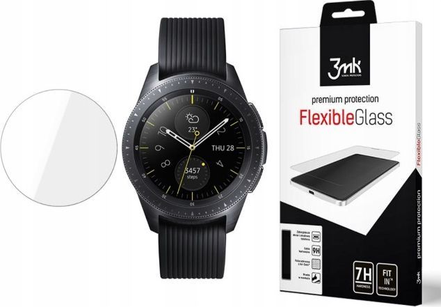 3MK 3x SZKŁO FLEXIBLE GLASS 3MK DO GALAXY WATCH 46MM 1