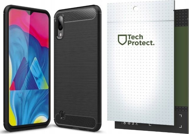 Tech-Protect ETUI TPU CARBON DO GALAXY A50 BLACK 1