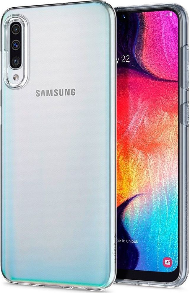 Spigen ETUI SPIGEN LIQUID CRYSTAL DO GALAXY A50 CRYSTAL CLEAR 1