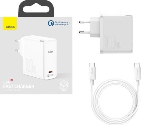 Ładowarka Baseus GaN2 1x USB-C 5 A (TZCCGAN-L02) 1