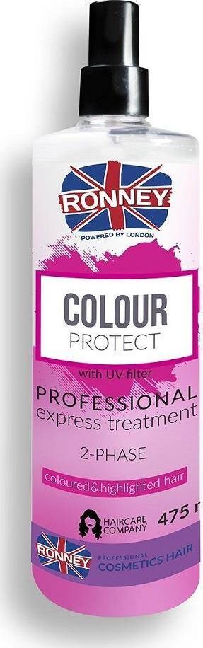 Ronney Odżywka do włosów farbowanych RONNEY Professional COLOR PROTECT 2-Phase 475 ml 1