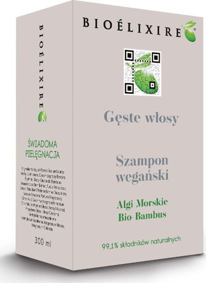 Bioelixire Szampon wegański Bioelixire Gęste Włosy 300 ml 1