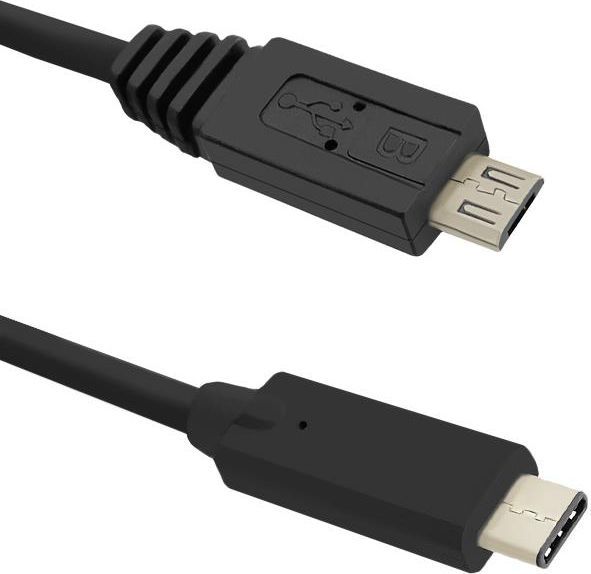 Kabel USB Qoltec 3.1 typC Męski / MicroUSB 2.0 A Męski | 1,5m (50477) 1