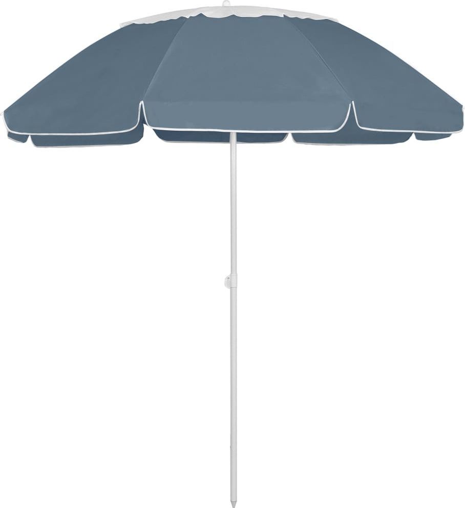 vidaXL Parasol plażowy, niebieski, 300 cm 1