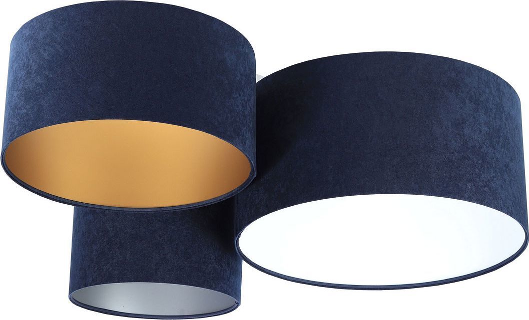 Lampa sufitowa Lumes Welurowa potrójna plafoniada - EXX52-Eloma 1