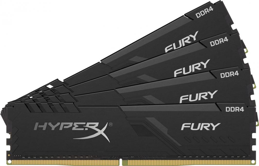 Pamięć HyperX Fury, DDR4, 64 GB, 2400MHz, CL15 (HX424C15FBK4/64) 1