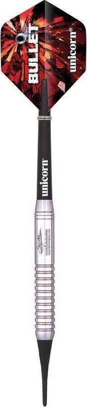 Unicorn Rzutki soft tip Unicorn BULLET STAINLESS STEEL - Gary Anderson 17 g 1