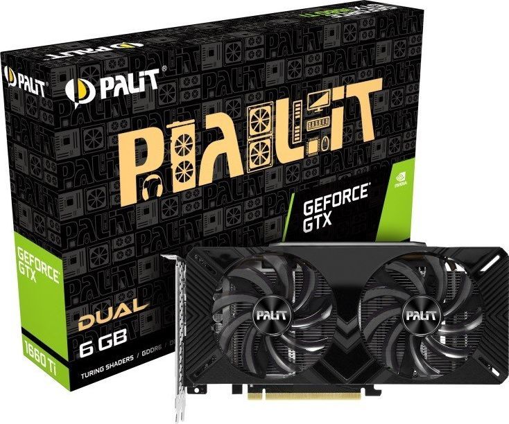 Karta graficzna Palit GeForce GTX 1660 Ti Dual 6GB GDDR6 (NE6166T018J9-1160C) 1