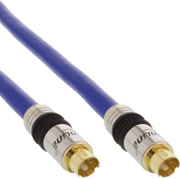 Kabel InLine S-Video - S-Video 5m niebieski (89951P) 1