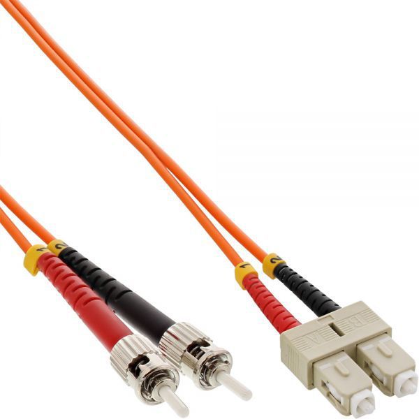 InLine Patchcord światłowodowy SC/ST, 62.5/125µm, OM1, 7.5m (82675) 1