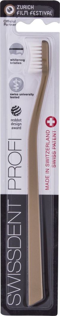 Swissdent Swissdent Profi Whitening Soft Szczoteczka do zębów 1szt Gold 1