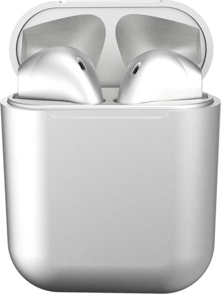 Słuchawki I12 TWS Metallic + kabel lightning 1