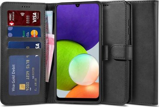 Tech-Protect Wallet 2 Galaxy A22 4G / LTE Black 1