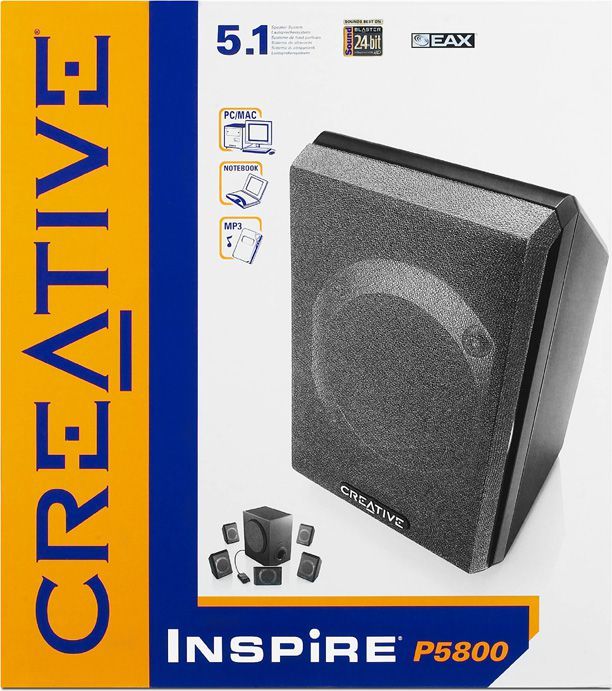 Схема creative inspire p5800