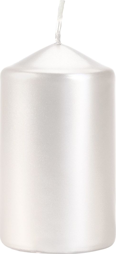 Bispol Świeca walec 30H 10CM SW60/100 BIAŁA PERŁA 1