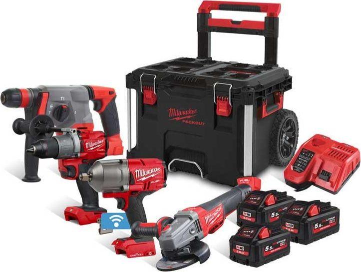 Zestaw elektronarzędzi Milwaukee 9-elementowy 1