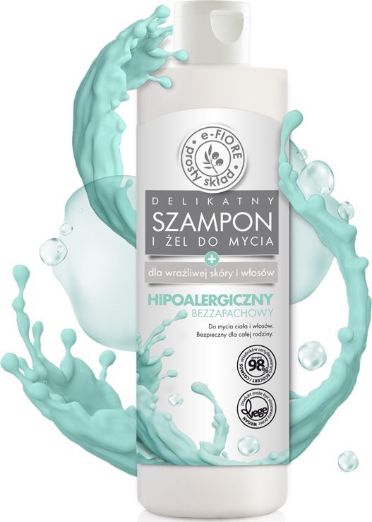 e-FIORE Szampon Do Mycia Ciała I Włosów Hipoalergiczny E-Fiore 1