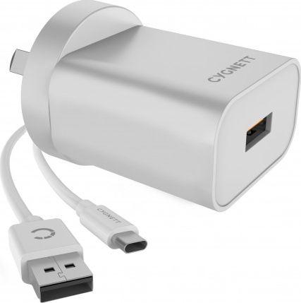 Ładowarka Cygnett 1x USB-A 3 A (CY-USB-PWP18W-WH) 1