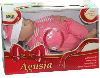 Dromader Lalka Agusia mówi mama i tata - 130-00611 1