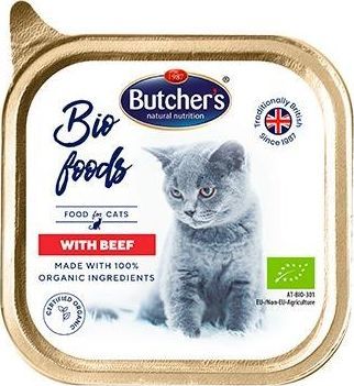 Butcher’s BUTCHER'S BIO Karma dla kota z wołowiną 85g 1