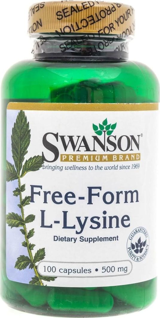 Swanson Swanson L-Lysine (L-Lizyna) 500 mg - 100 kapsułek 1
