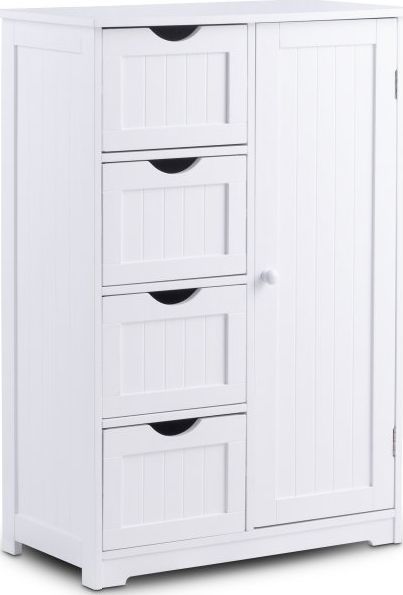 Costway Szafka komoda z 4 szufladami 1