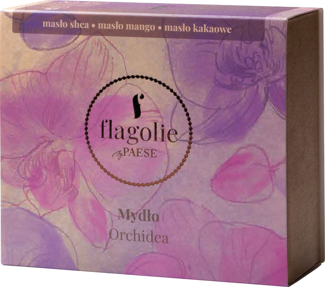 Paese FLAGOLIE by PAESE naturalne mydło ORCHIDEA 1