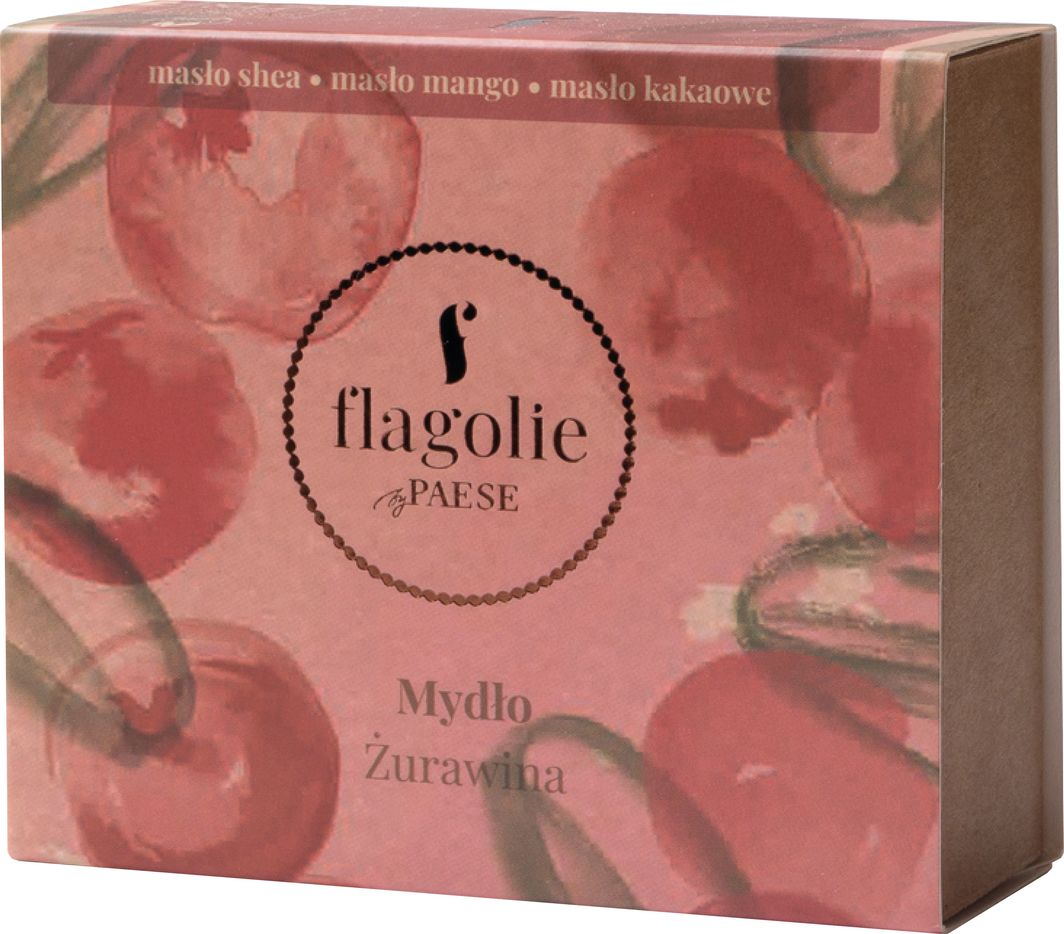 Paese FLAGOLIE by PAESE naturalne mydło ŻURAWINA 1