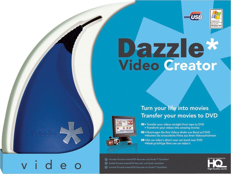 pinnacle dazzle digital video creator 80 software download