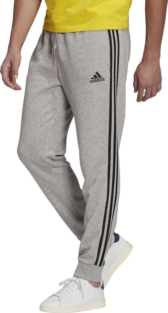 Adidas Spodnie dresowe męskie adidas Cero Essential 3S szare GK8889 XL 1