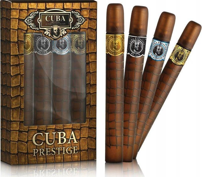  Cuba Set Cuba Original Prestige Classic EDT 35ml + Black EDT 35ml + Platinium EDT 35ml + Legacy EDT  35ml  (5425017735885) - 5425017735885 1