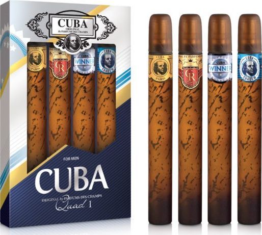 Cuba SET CUBA ORIGINAL Quad For Men Gold &amp; Royal &amp; Winner &amp; Shadow 4x35ml (5425039221113) - 5425039221113 1