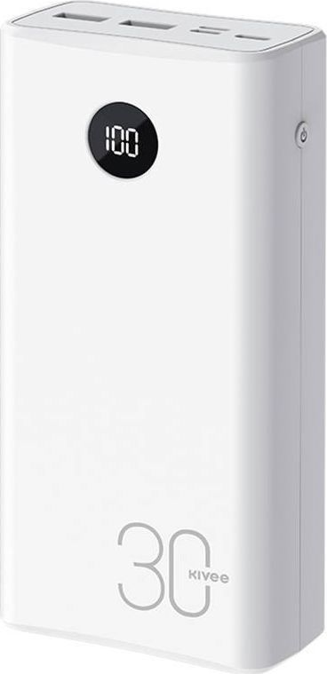 Powerbank Kivee KV-PT301P 30000 mAh Biały  (6941256101667) 1