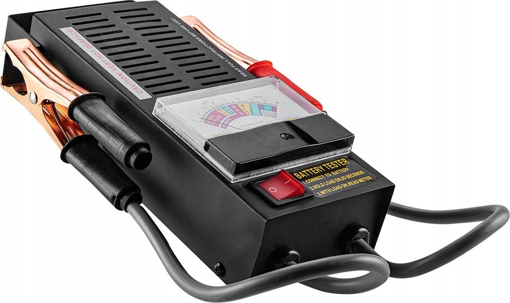 Neo Tester akumulatorów 100 A, 6/12 V - analogowy (11-984) 1
