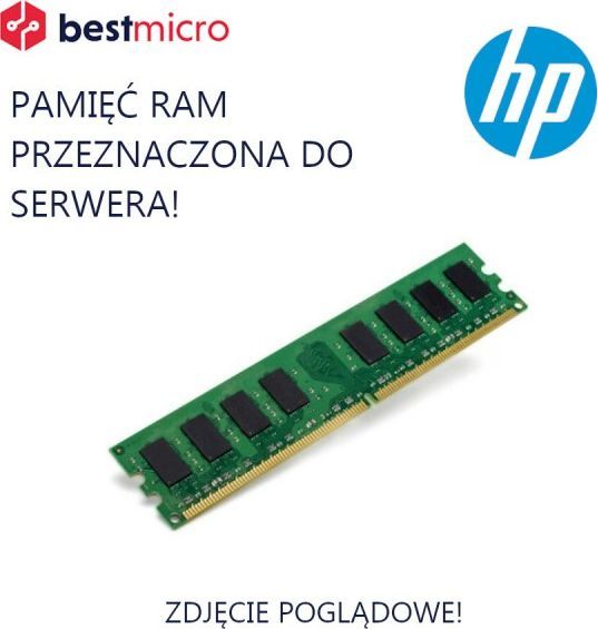 HP HP Pamięć RAM Memory Kit, DDR3 8GB 1333MHz, 1x8GB, PC3L-10600, CL9, ECC - 647650-071 - Refabrykowany, do serwera 1