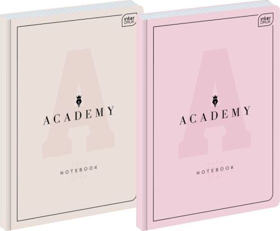 Interdruk Brulion A4 96k. INTETRDRUK 90g Academy pastel, kratka Interdruk 1