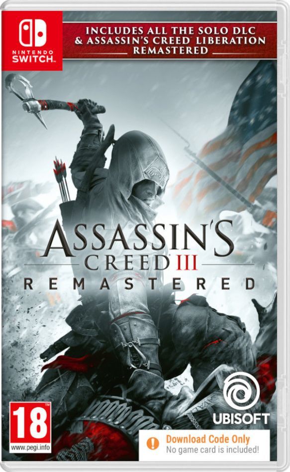 Assassins Creed III Remastered Nintendo Switch, wersja cyfrowa 1