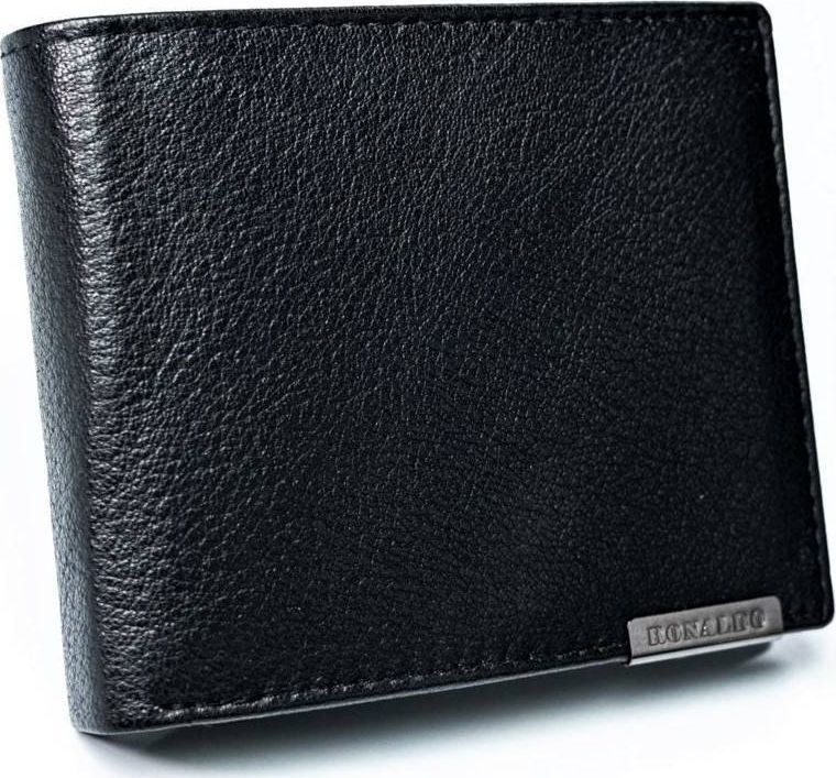 Ronaldo Skórzany portfel męski, poziomy, bez zapięcia, składany, Ronaldo Nie dotyczy 1