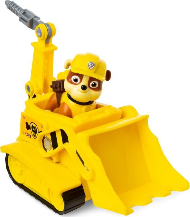 Figurka Spin Master Psi Patrol Pojazd z figurką - Rubble (6052310) 1