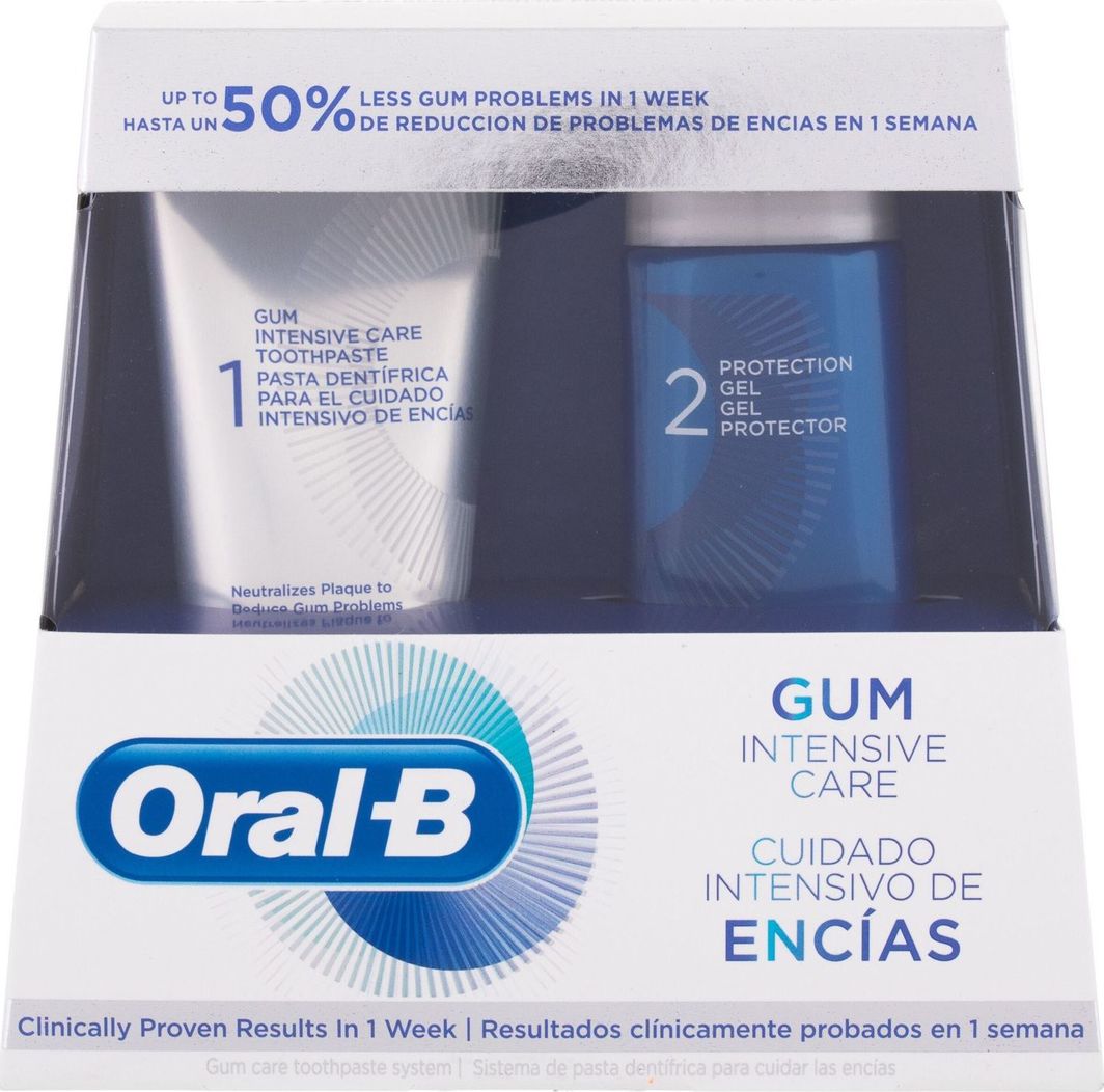 Oral-B Gum Intensive Care zestaw upominkowy - pasta do zębów 85 ml + żel 63 ml 1