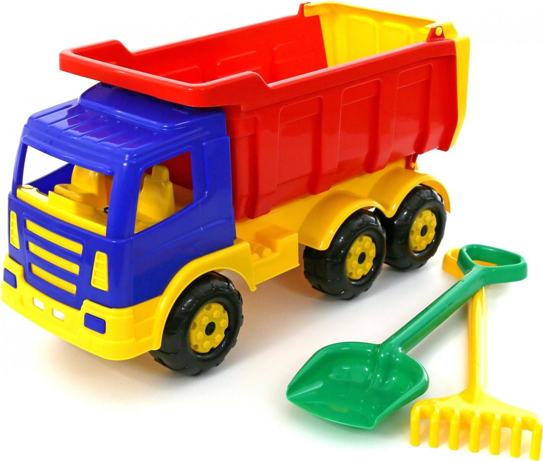 Polesie "Premium", wywrotka MAXI + łopata duża, grabki duże w worku - 9851 1