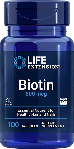 Life Extension Life Extension - Biotyna, 600mcg, 100 kapsułek 1