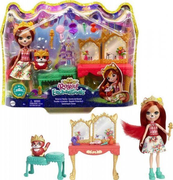 Mattel Lalka Royal Enchantimals Zestaw historyjka Lis 1