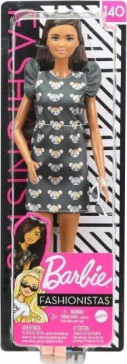 Lalka Barbie Mattel Lalka Barbie Fashionistas Modne przyjaciółki Sukienka w myszki 1