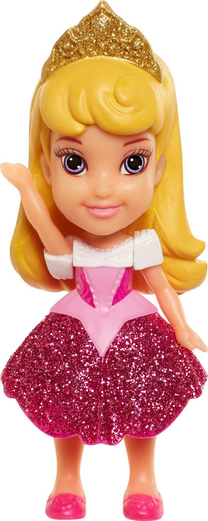 Jakks Pacific Mini lalka Aurora w różowej sukience 1